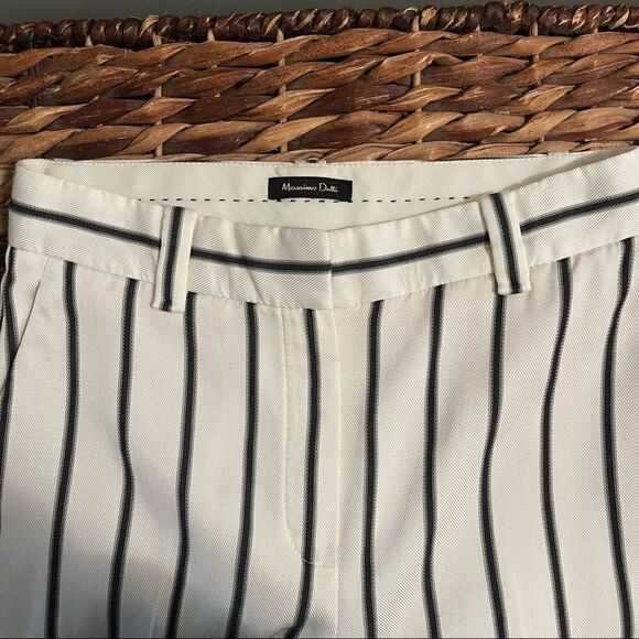 Massimo Dutti Stripe straight leg pants size 2 - Picture 7 of 10